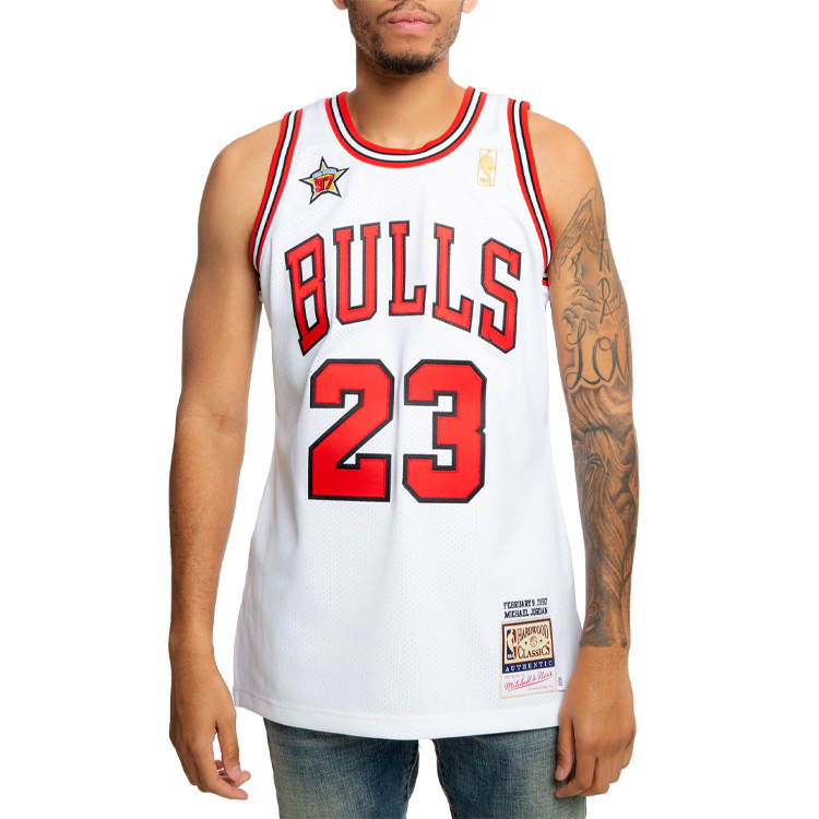 Mitchell Ness Basketball Jersey Men’s White