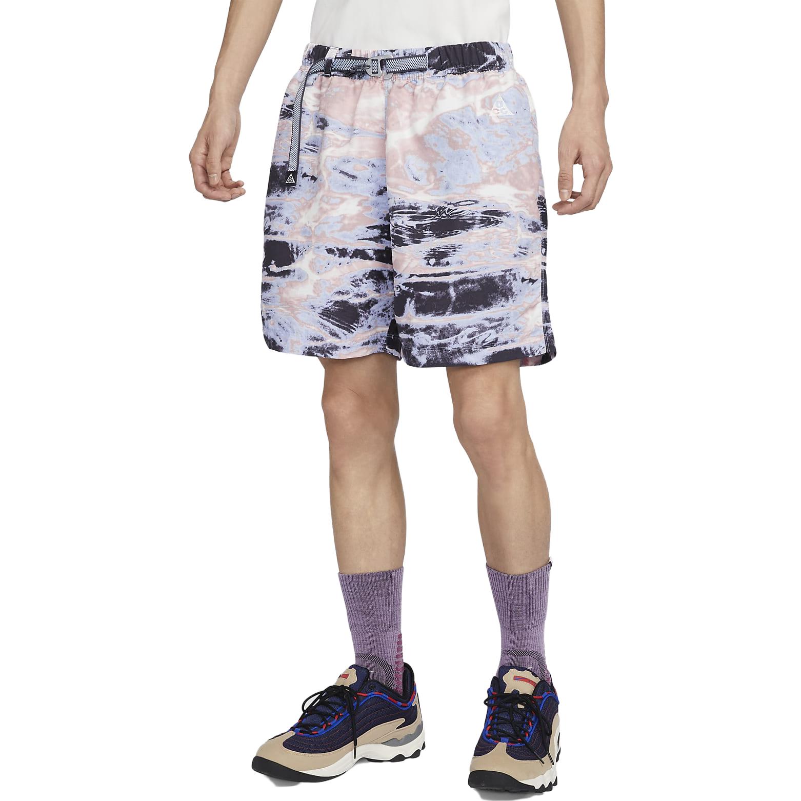 Nike abstract-pattern performance shorts