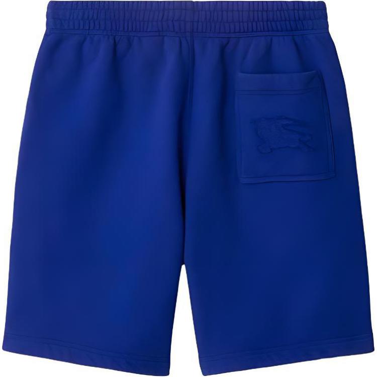 Burberry Equestrian Knight-appliqué cotton shorts