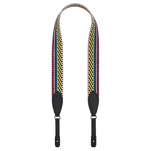 HERMES Cavale To Go Cavale Webbing Swift Calfskin Bag Straps Women's Multicolor & Black