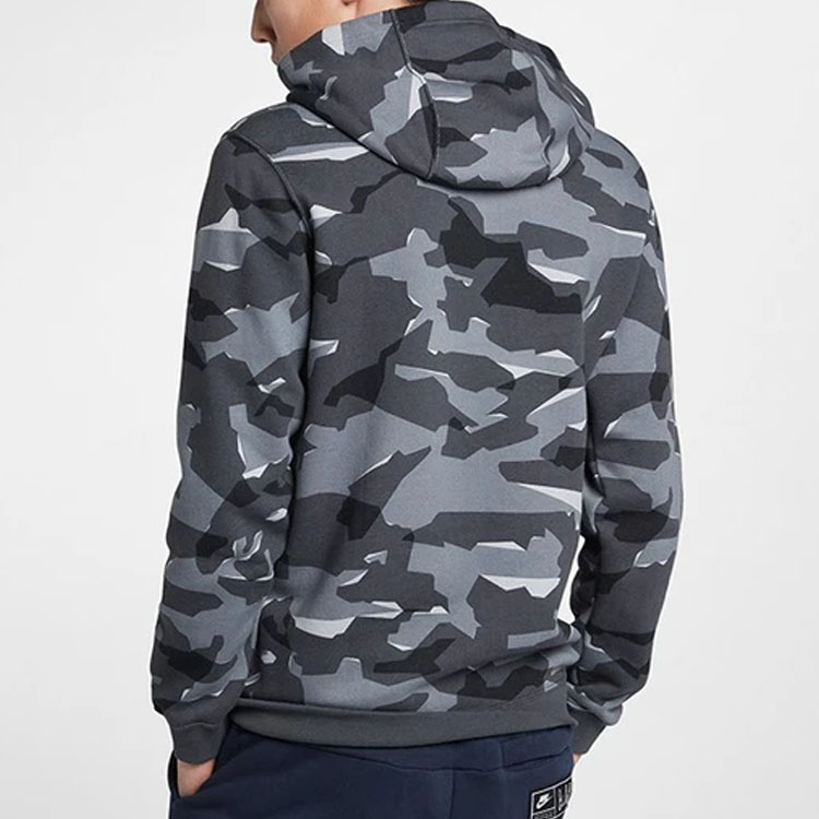 Мужское худи Nike (серое) — фото 2