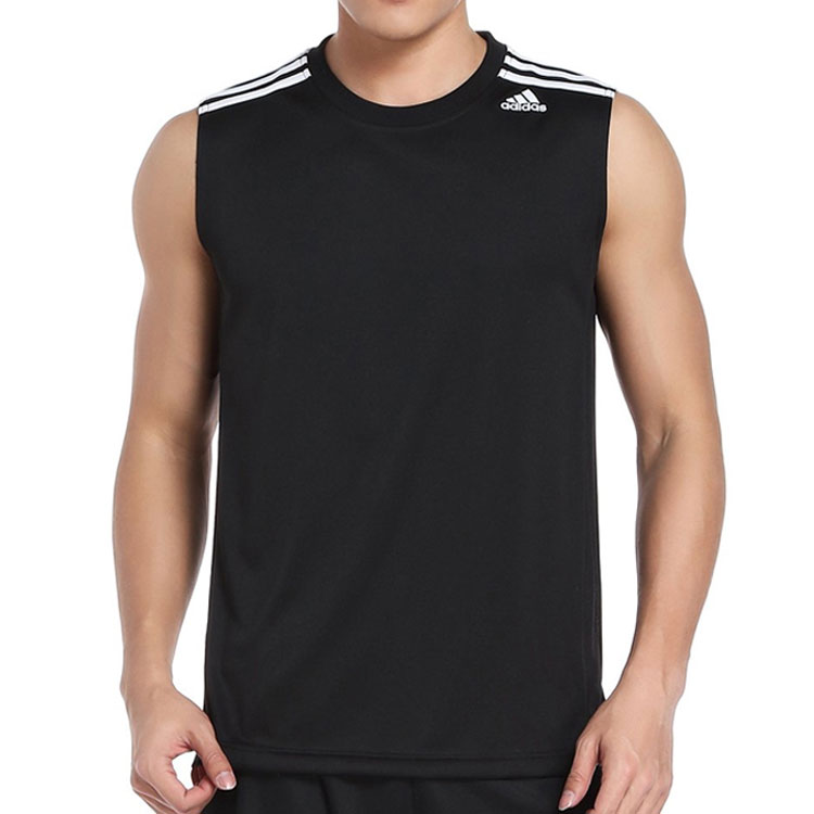 Мужская футболка adidas All World (черная) — фото 4