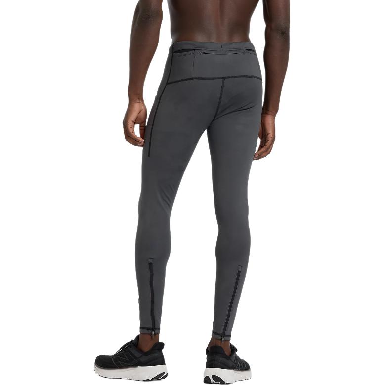 New Balance Athletics Reflective Warming Pocket Tight Sports Pants Men’s Gray