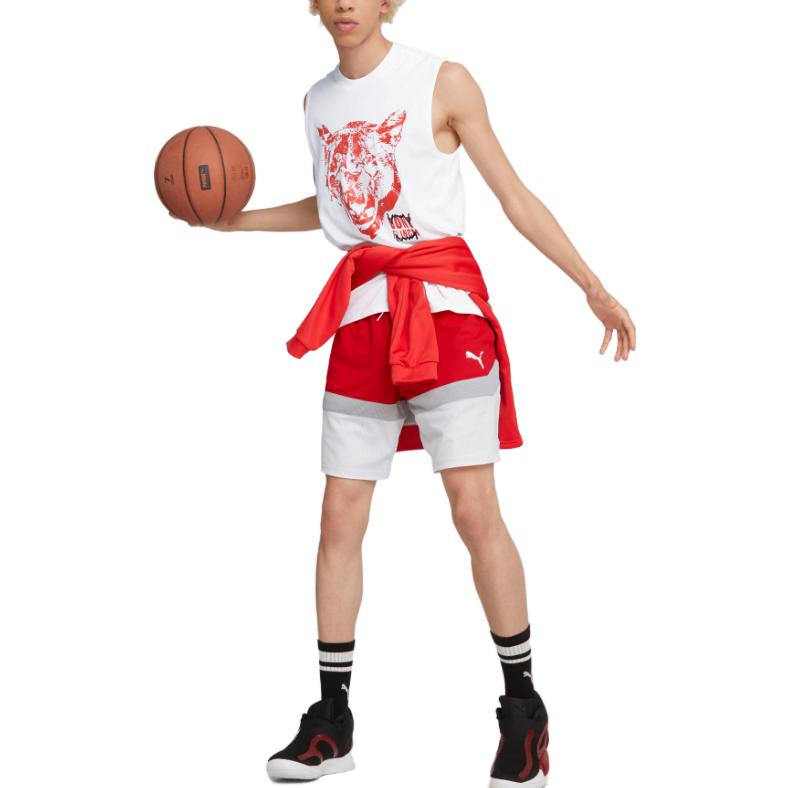PUMA FAST BREAK Basketball Jersey Men’s White