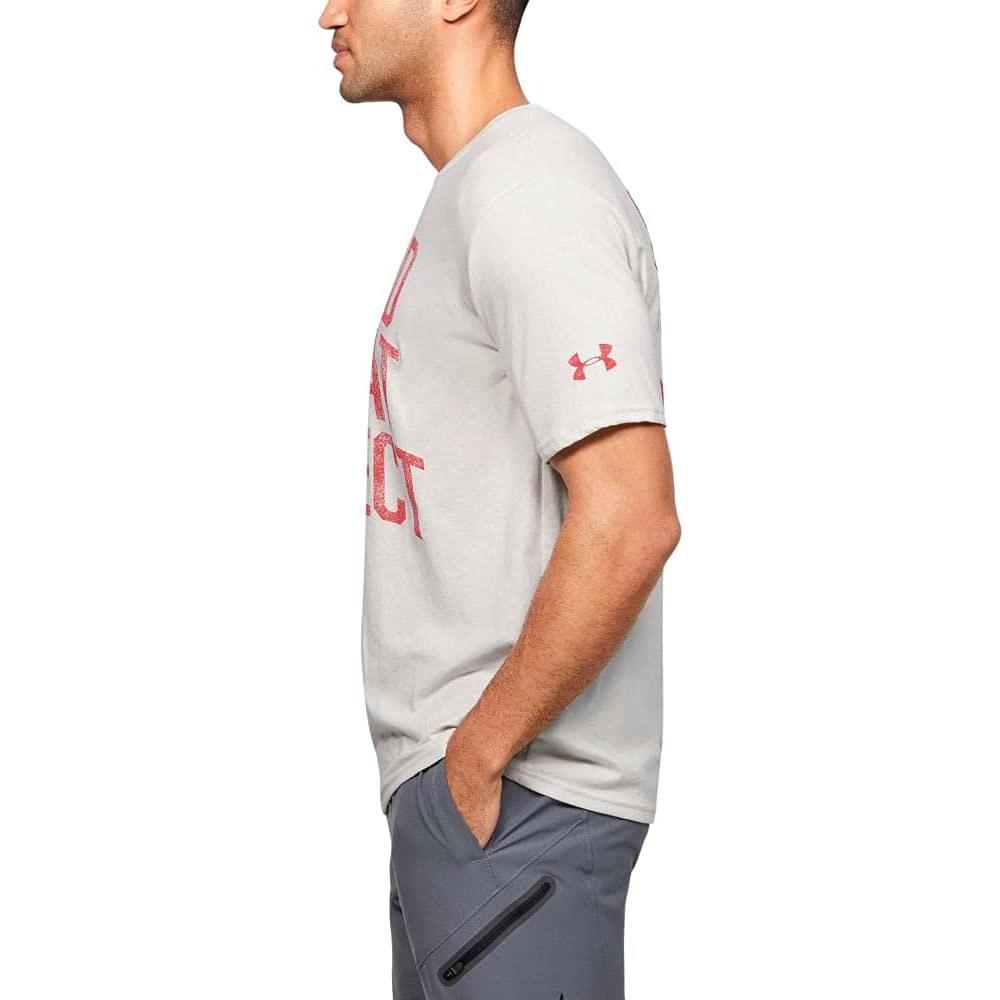 Мужская футболка Under Armour Under Armour Project Rock Bsr T (белый) — фото 3
