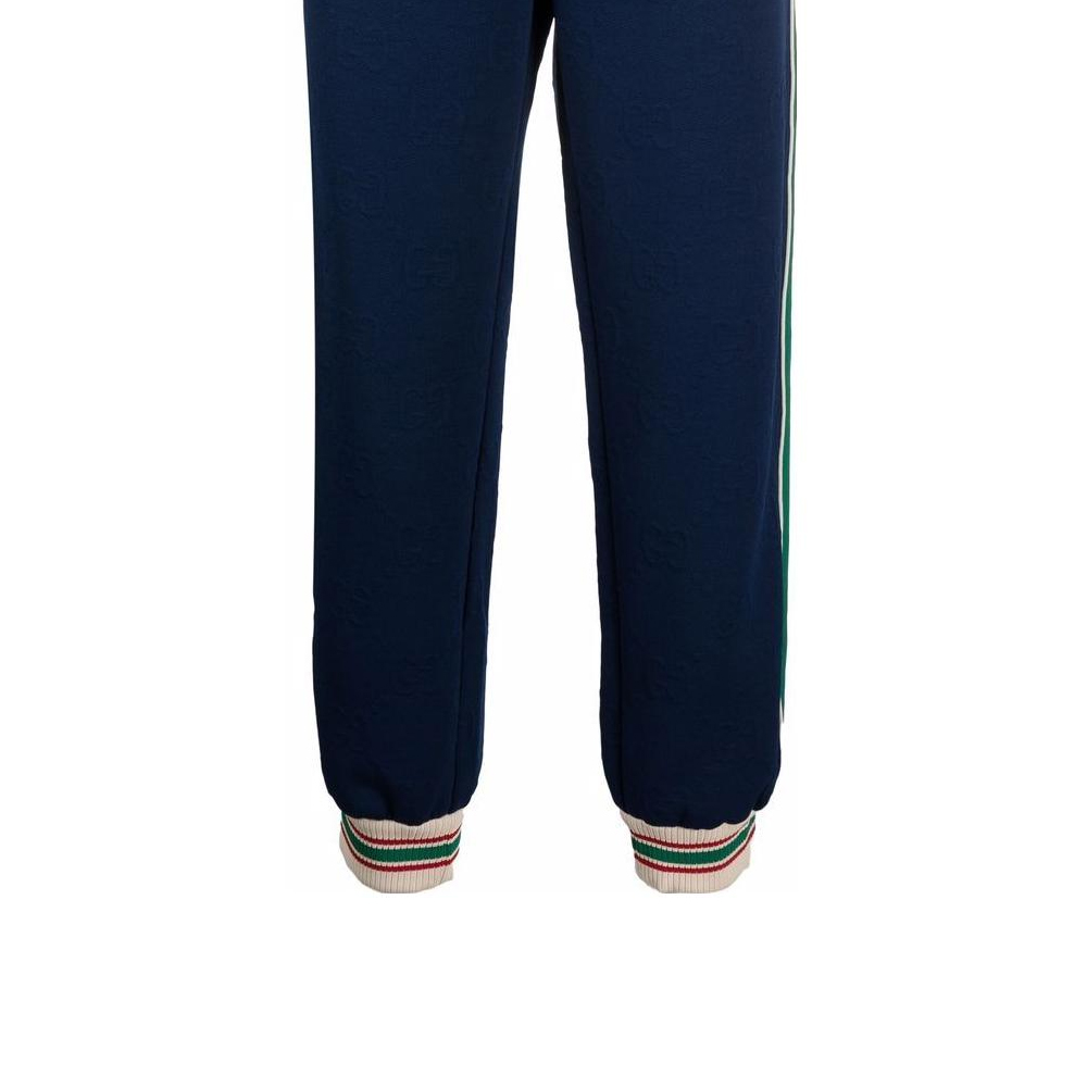 Мужские штаны Gucci (синие) — фото 6