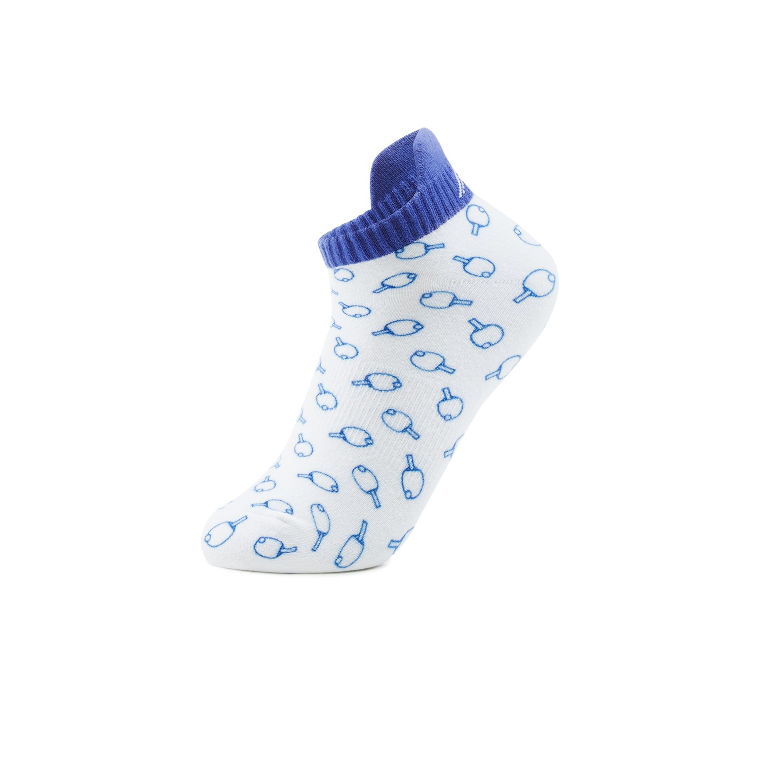 Li Ning Table Tennis Collection Ankle Socks Unisex 1 Pack White/Dream Blue