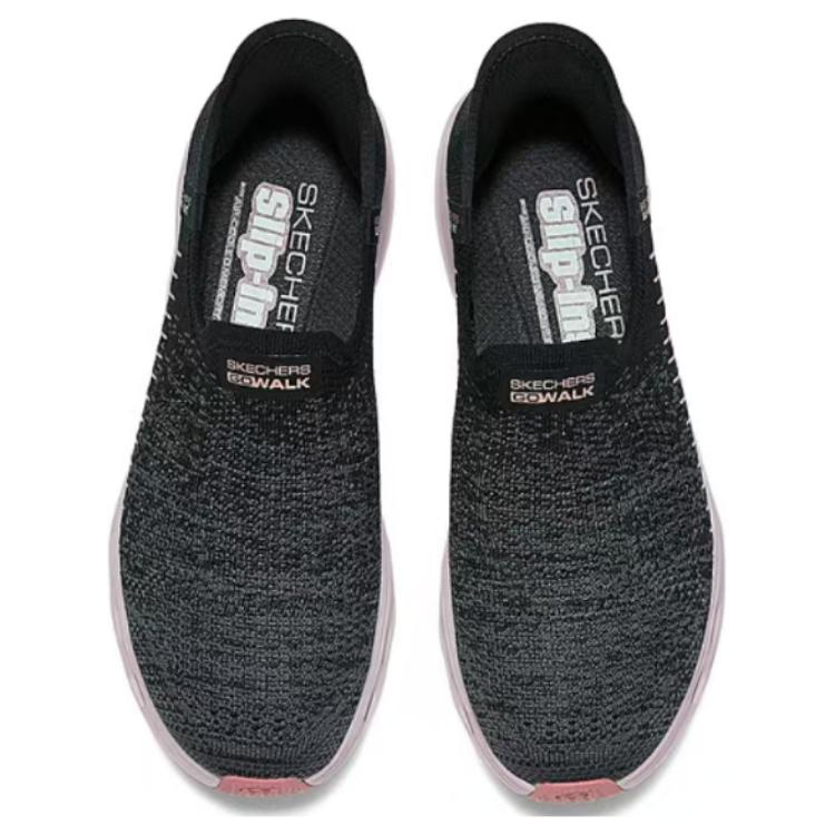 Skechers Women’s GO WALK Low top Casual Shoes Women’s Black Pink
