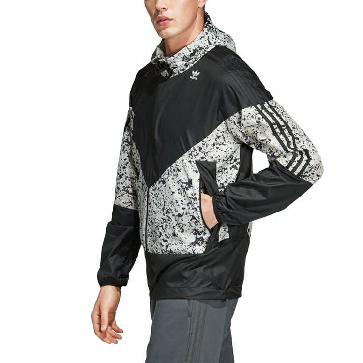 Мужская куртка adidas originals (черно-белая) — фото 4
