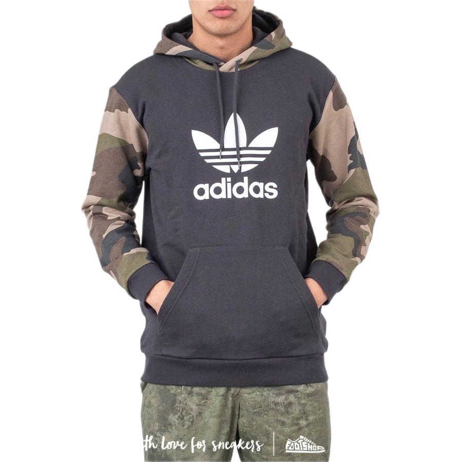 Мужские худи adidas originals Camo (черный) — фото 2