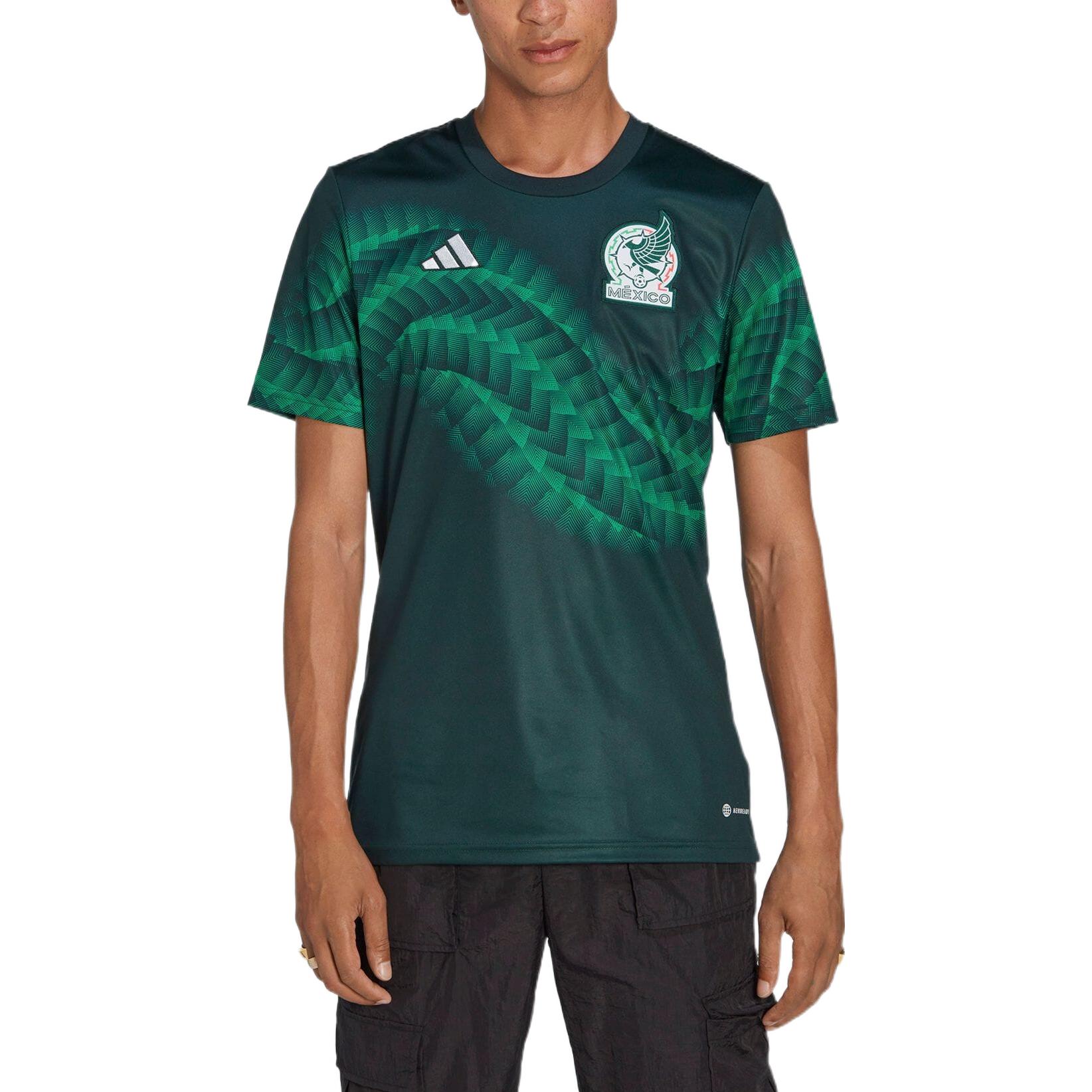 Adidas Soccer Jerseys Men’s Green Moderate Straight Fit