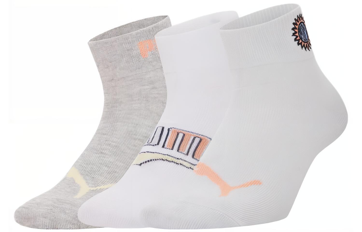 Носки PUMA Unisex Quarter 3P (разноцветные)