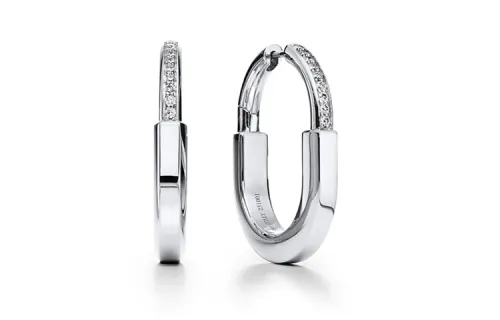 TIFFANY & CO. Earrings Women's Silver