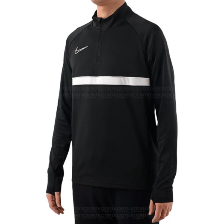 Мужские футболка Nike 1/4T (черный) — фото 5