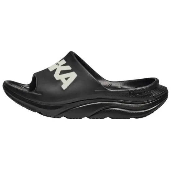 HOKA ONE ONE Ora Slide Slippers Unisex Black White