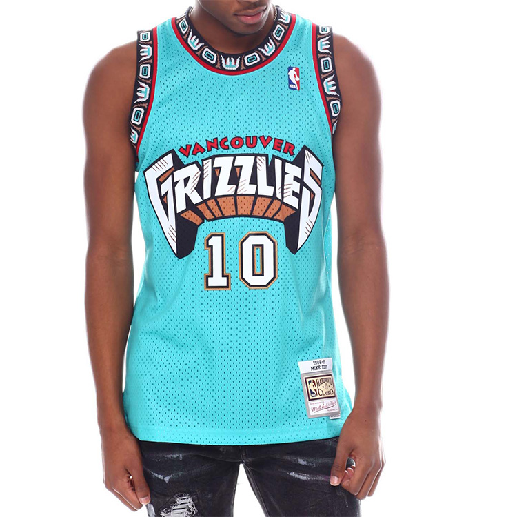 Mitchell & Ness Vancouver Grizzlies Road 1998 99 Mike Bibby Swingman Jersey
