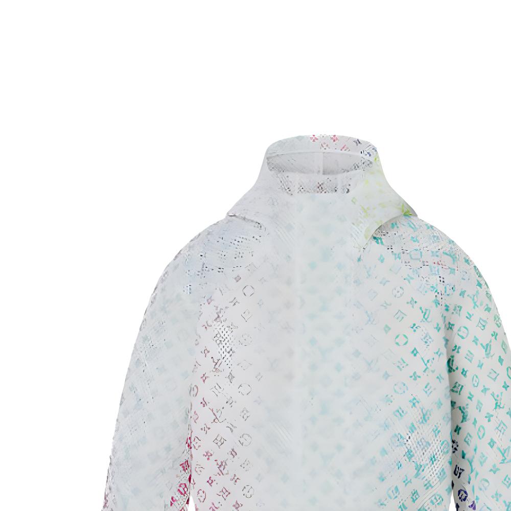 Мужская куртка Louis Vuitton (белая) — фото 6