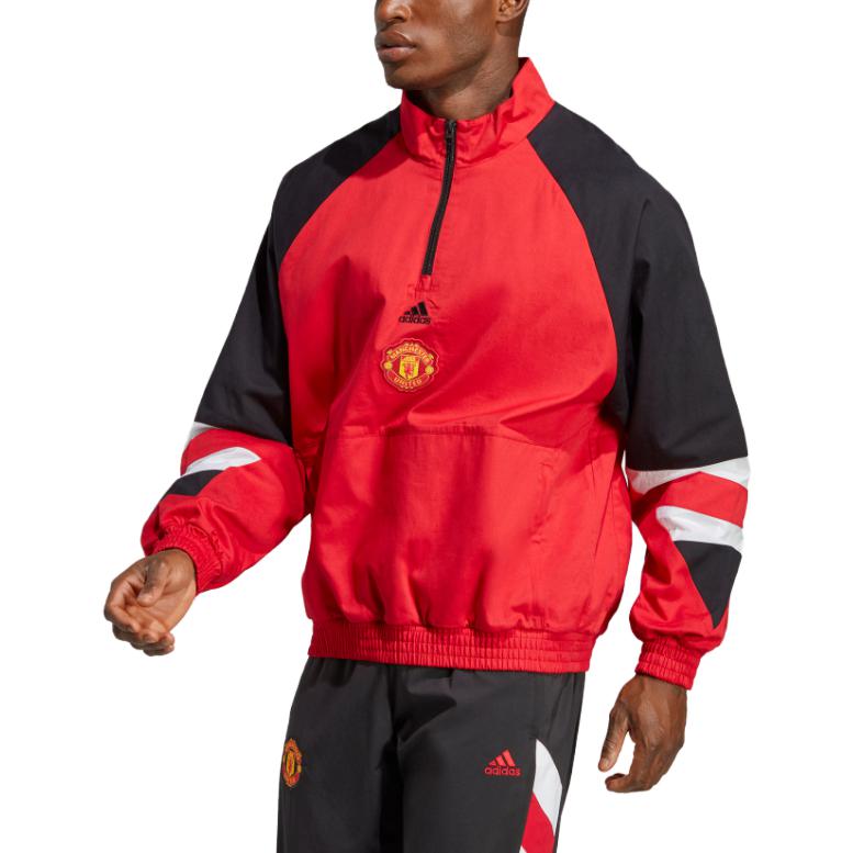 Adidas Manchester United Soccer Jerseys Men’s Red Moderate Straight Fit