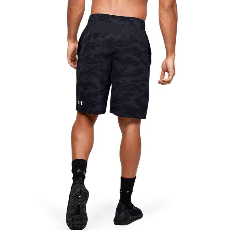 Мужские штаны Under Armour Baseline Woven (черные) — фото 6