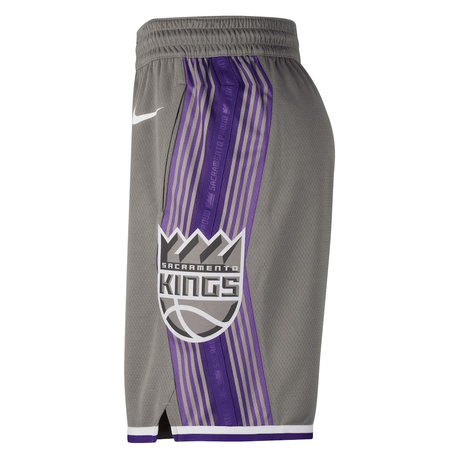Nike 2022/23 City Edition Swingman Basketball Shorts Unisex Charcoal Gray