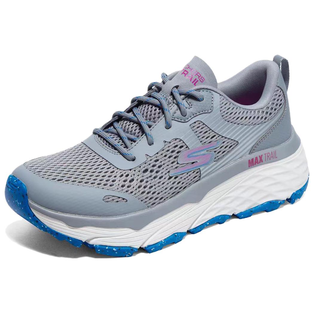 Skechers Women’s GO Cushioning Breathable Low top Running Shoes Women’s Gray Blue