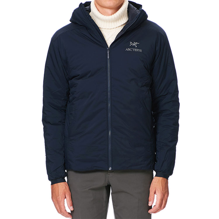 Мужская куртка Arcteryx ATOM AR (черная) — фото 12