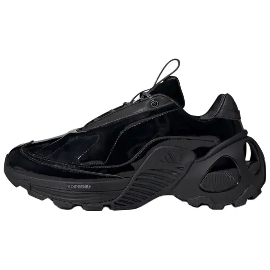 Adidas Wonder Runner Cushioned Slip Resistant Low Top Running Shoes Unisex Black