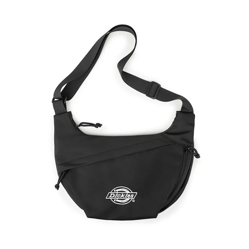 Dickies Polyester Shoulder Bag, Crossbody Bag Regular Unisex Black/Light Khaki