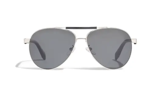 Adidas Metal Aviator Sunglasses Unisex Silver