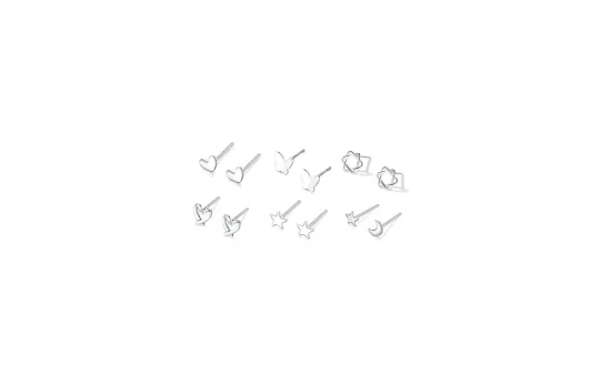 JUICY GRAPE S 999 Fine Silver Stud Earrings Women's
