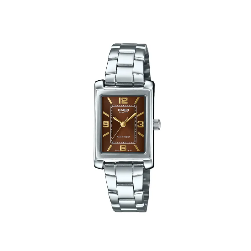 CASIO Women's Standard Series Coffee Watch LTP-1234DD-5A