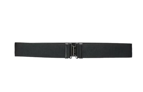 PRADA Leather, Polyester Leather Belts Women's Black /
