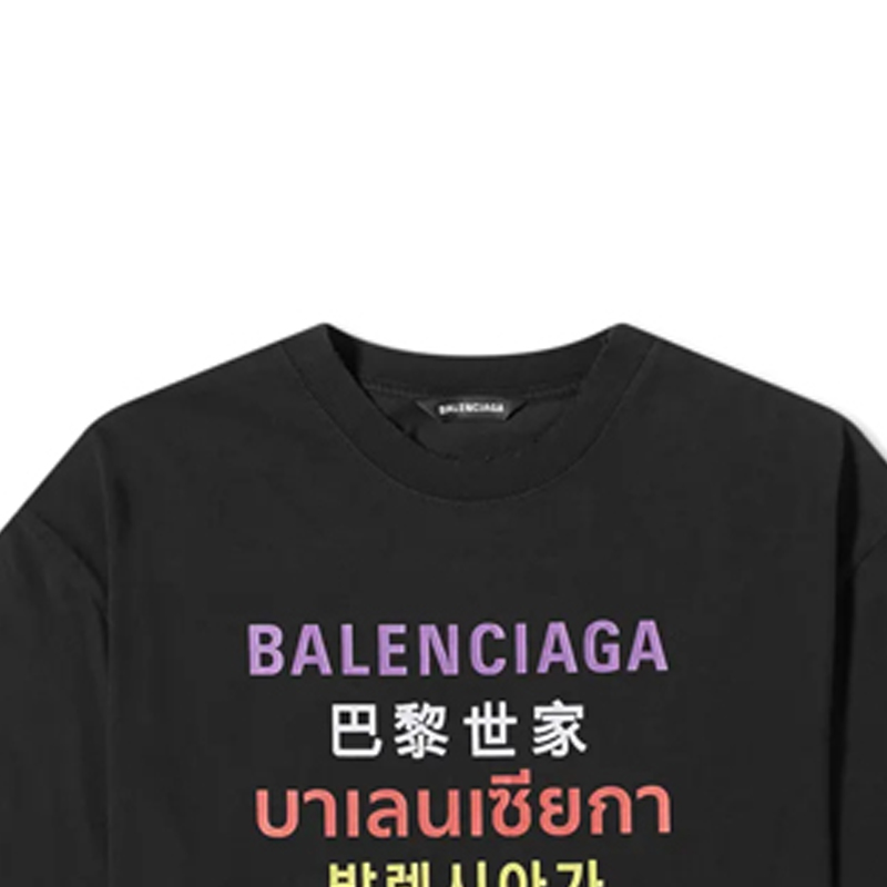 Мужская футболка Balenciaga SS21 T (черная) — фото 12