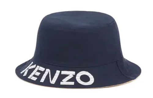 【Previous Season】logo-print reversible bucket hat