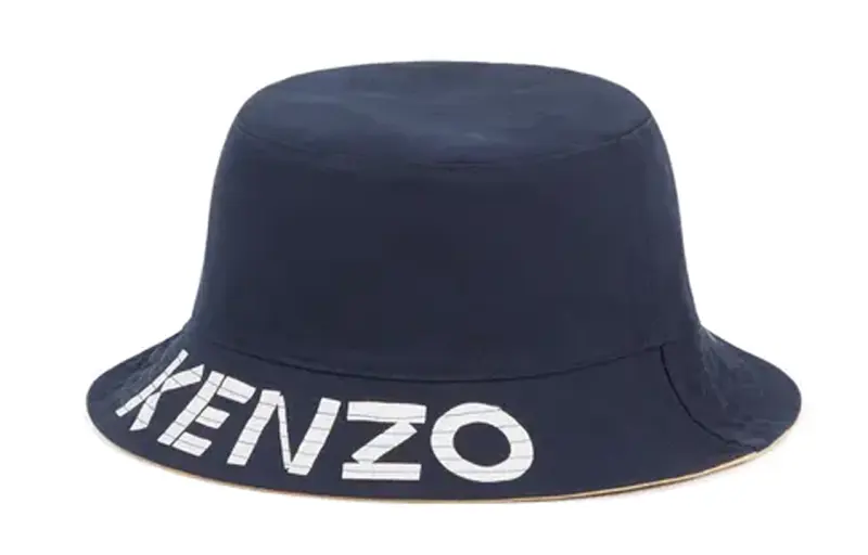 【Previous Season】logo-print reversible bucket hat