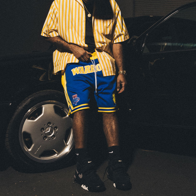Mitchell Ness x Just Don SS23 Basketball Shorts Unisex Blue