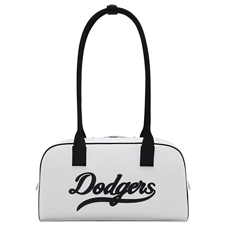Сумка MLB на молнии (кремовая)