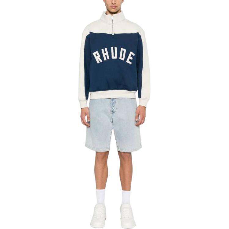Мужской свитшот RHUDE (темно-синий) — фото 4