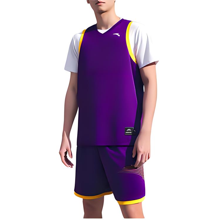 Anta Basketball Collection Casual Sportswear Men’s Journey Purple/Pure White