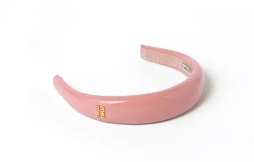 MIU MIU Metal Headbands Women's Pink