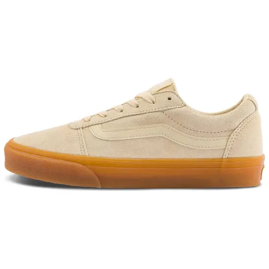Vans Ward Anti Slip Wear Resistant Low Top Skateboard Shoes Women's Light Brown