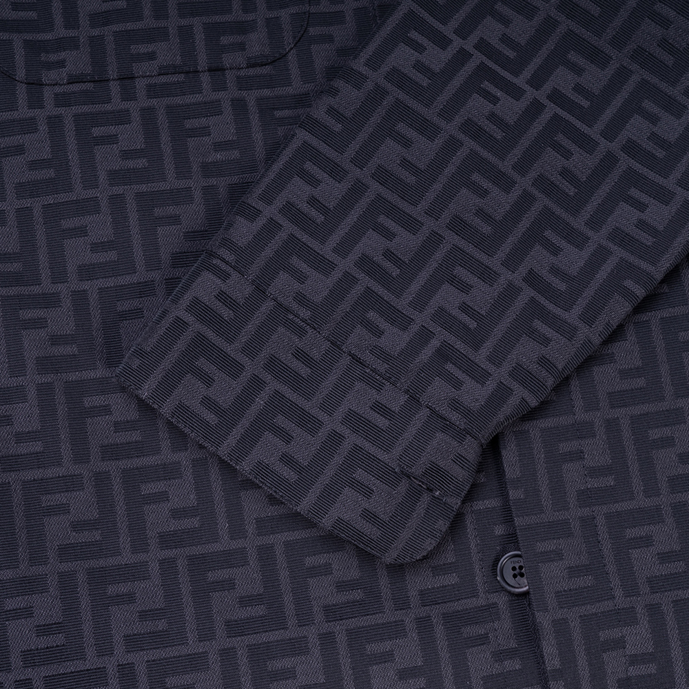 Мужская рубашка Fendi SS22 (черная) — фото 5