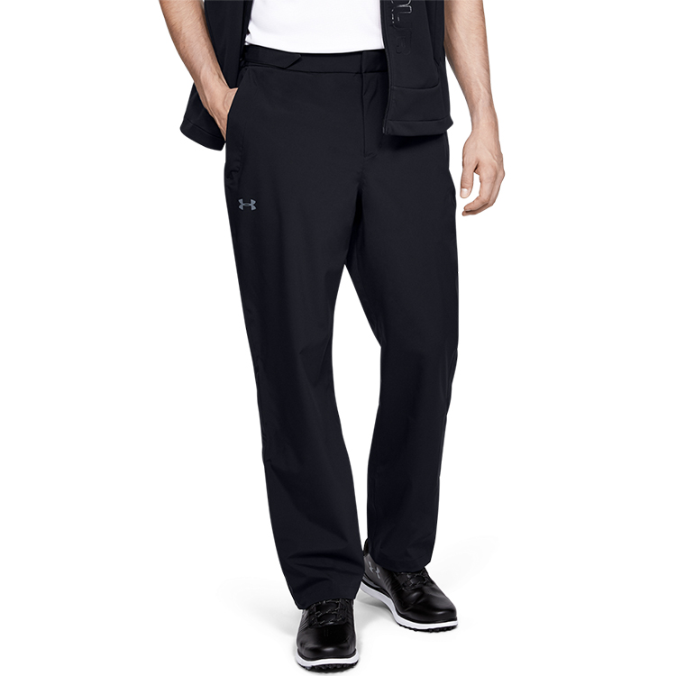 Мужские штаны Under Armour Rain Golf Rain (черные) — фото 3