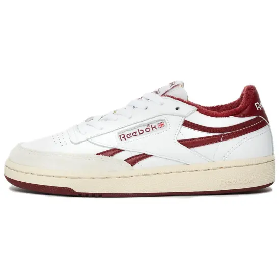 Reebok Club C Skateboarding Shoes Women's Low-top White/Red