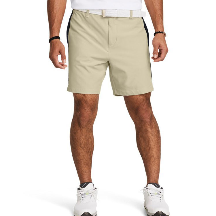 Under Armour Drive Deuces Sports Shorts Men’s Pink Silt Gray