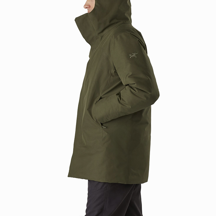 Мужская парка Arcteryx THERME PARKA (черная) — фото 5