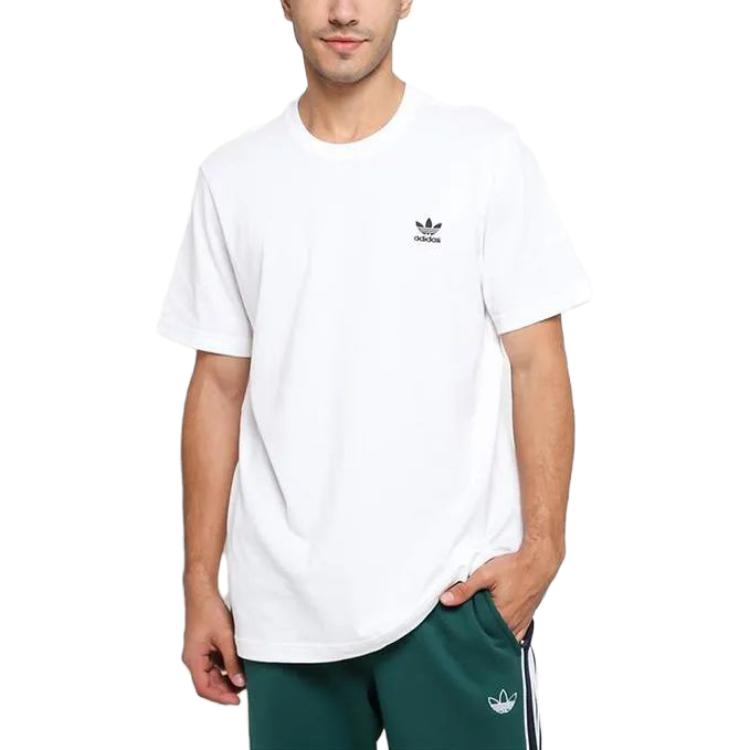 Мужская футболка adidas originals Essential Logo (белая) — фото 7