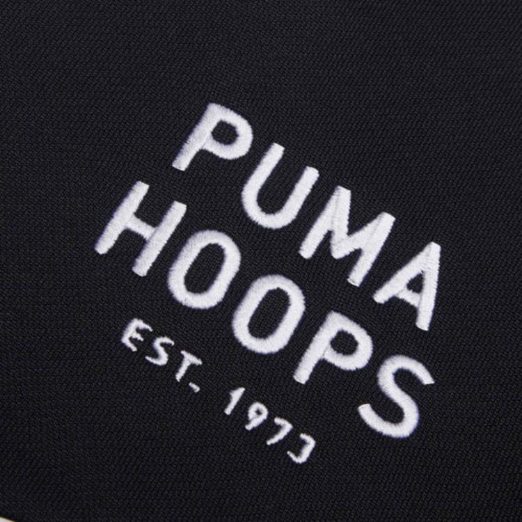 Мужская куртка PUMA Hoops (черная) — фото 4