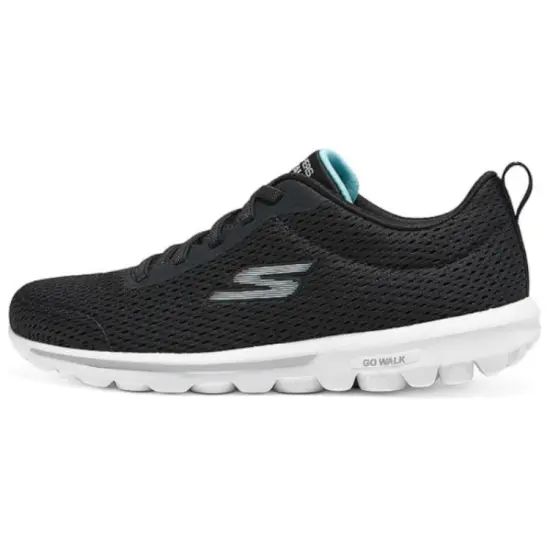 Skechers WOMEN'S GO WALK Slip-Resistant Low-Top Casual Shoes Women's Black