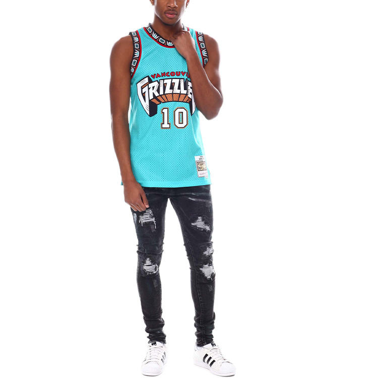 Mitchell & Ness Vancouver Grizzlies Road 1998 99 Mike Bibby Swingman Jersey